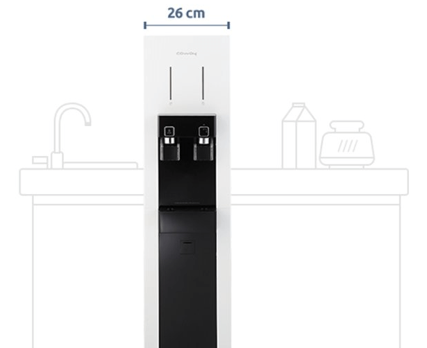 Máy lọc Ax88Win Com Link đăng ký tài khoản lạnh Coway CHP-590R có thiết kế siêu mỏng