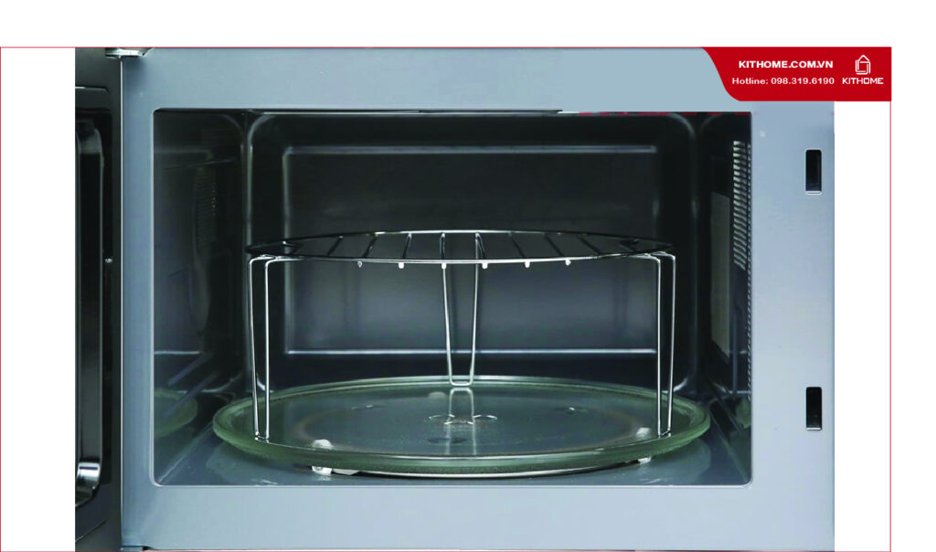 Lò vi sóng Sharp 25 lít R G52XVN ST được trang bị đầy đủ phụ kiện Lò vi sóng Sharp 25 lít R G52XVN ST được trang bị đầy đủ phụ kiện