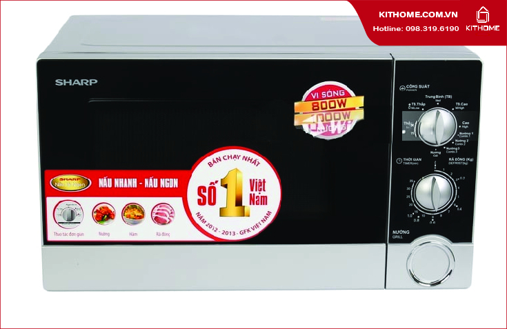 Một số hình ảnh khác của lò vi sóng sharp Một số hình ảnh khác của lò vi sóng sharp