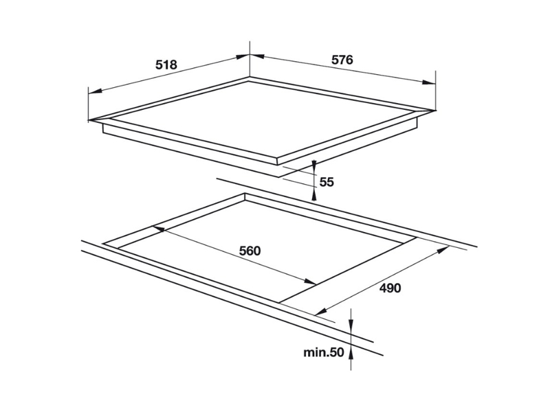 535-02-211 Bếp từ Häfele HC-I604C 535.02.211
