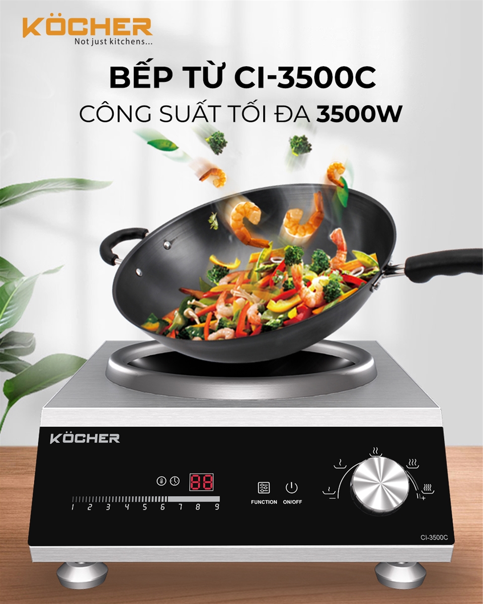 bep-tu-cong-nghiep-kocher-ci-3500c-5 Bếp từ công nghiệp Kocher CI-3500C