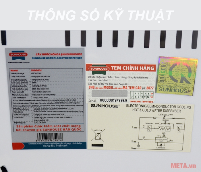 Cây Ax88Win Com Link đăng ký tài khoản lạnh Sunhouse SHD9601