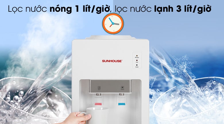 cây nước nóng lạnh Sunhouse SHD9612 có công suất làm nóng, làm lạnh nước mạnh mẽ cây nước nóng lạnh Sunhouse SHD9612 có công suất làm nóng, làm lạnh nước mạnh mẽ