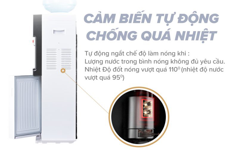 Cây nước tự ngắt khi quá nhiệt TrueHome TD-TC1675S(W)