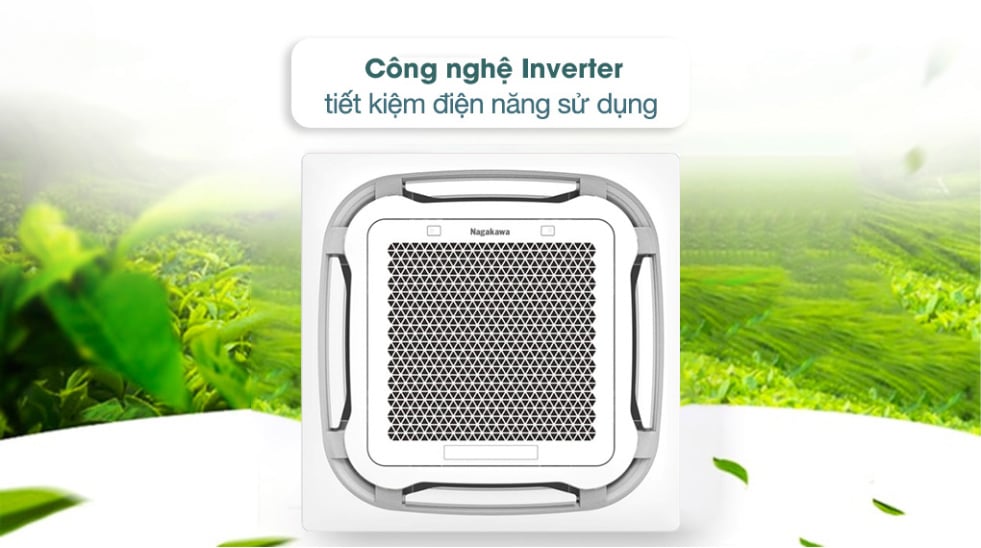 Công nghệ Inverter Điều hòa âm trần 1 chiều Cassette Inverter 8 hướng thổi NIT-C18R2U35