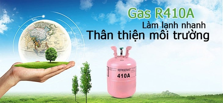 Sử dụng gas R410A Điều hòa Akino ID-CA24FST1FA