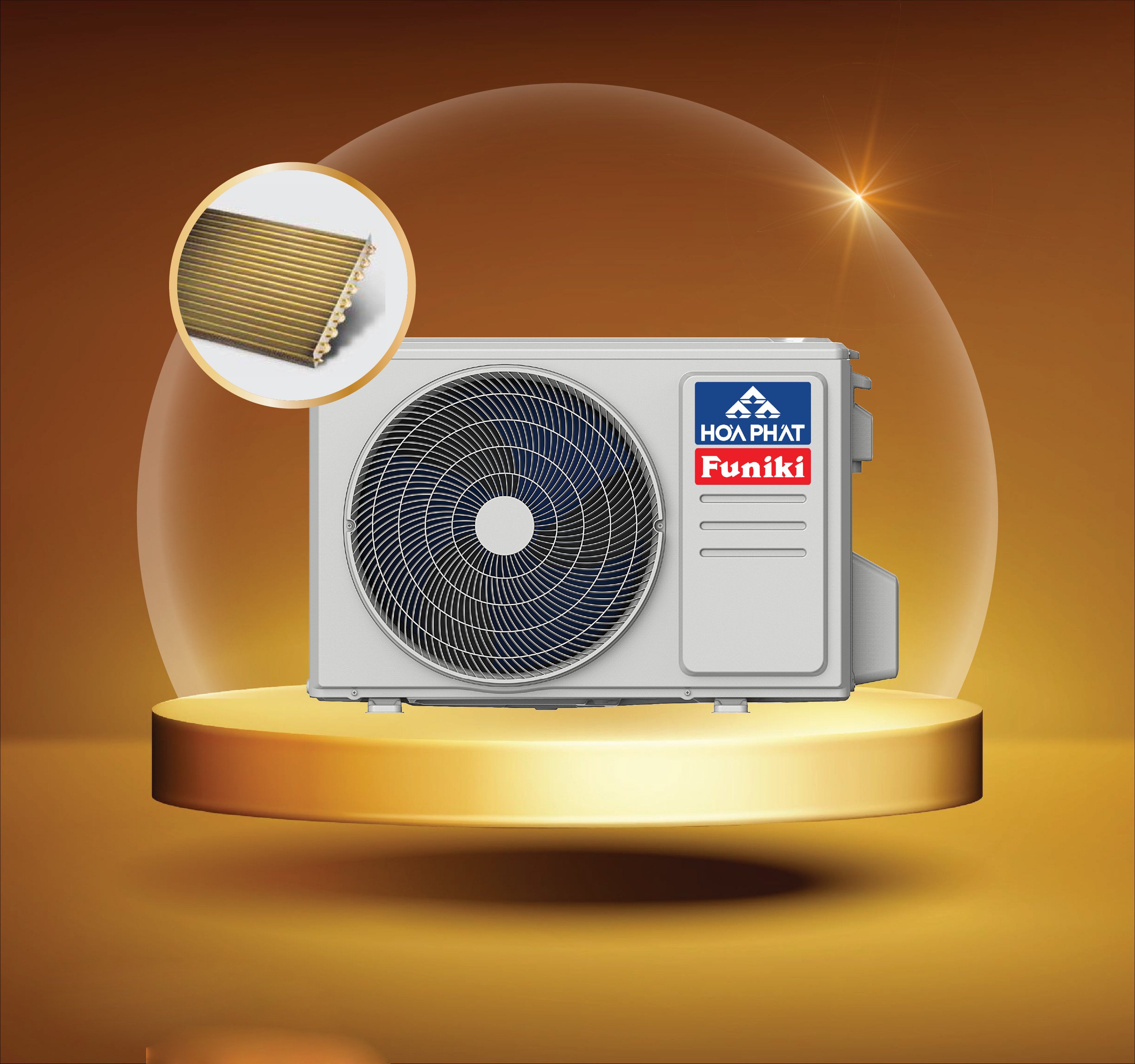 Công nghệ Golden Fin bảo vệ và tăng Tải app AX88 ngay để nhận thưởng khủng Funiki CC24MMC1