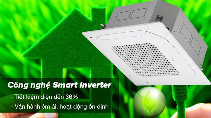 điều hòa âm trần LG ZTNQ18GPLA0/ZUAB1 sử dụng công nghệ Inverter giúp tiết kiệm điện năng hiệu quả điều hòa âm trần LG ZTNQ18GPLA0/ZUAB1 sử dụng công nghệ Inverter giúp tiết kiệm điện năng hiệu quả