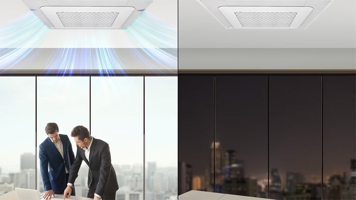 Tối ưu hoạt động nhờ cảm biến chuyển động trên điều hòa Điều hòa AC100TN4DKC/EA-AC100TXADKC/EA