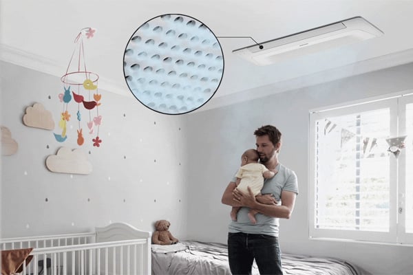 Điều hòa 1 hướng WindFree R-AC035TN1DKC có chế độ Wind Free không tạo cảm giác rét buốt Điều hòa 1 hướng WindFree R-AC035TN1DKC có chế độ Wind Free không tạo cảm giác rét buốt