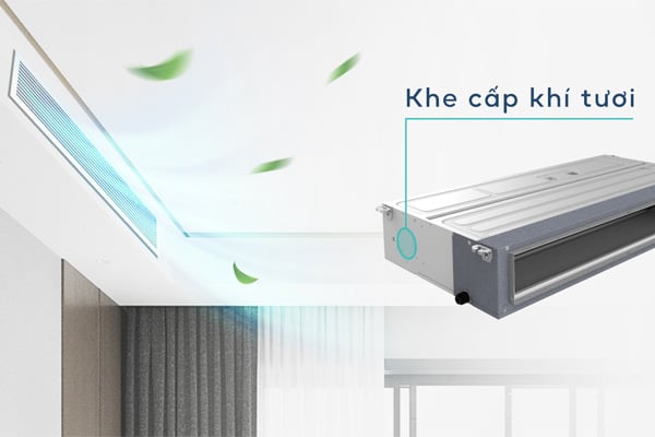 Điều hòa Casper giấu trần nối ống gió 1 chiều 24.000BTU DC-24IS35