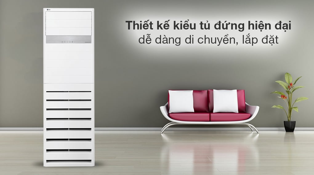 Điều hòa tủ đứng LG Inverter 36.000BTU ZPNQ36GR5A0/ZUAD1 có thiết kế đẹp mắt, độ linh động cao Điều hòa tủ đứng LG Inverter 36.000BTU ZPNQ36GR5A0/ZUAD1 có thiết kế đẹp mắt, độ linh động cao