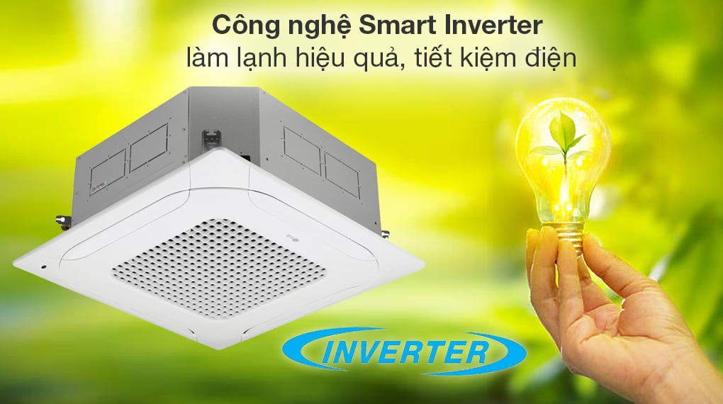 Điều hòa âm trần LG sử dụng máy nén công nghệ Smart Inverter Điều hòa âm trần LG sử dụng máy nén công nghệ Smart Inverter
