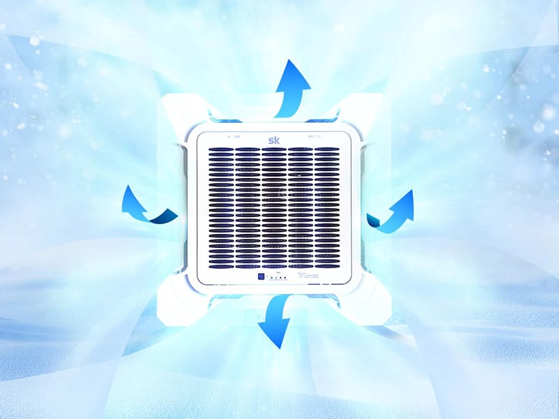 Làm lạnh cấp tốc Điều hòa SK Sumikura Cassette Inverter 1 chiều 18.000 BTU APC/APO-180/DC