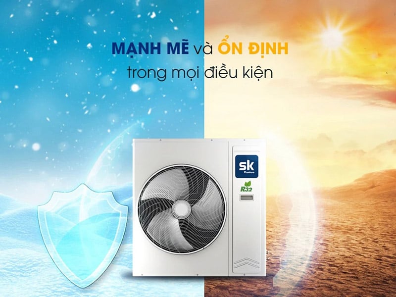 Hoạt động bền bỉ Điều hòa SK Sumikura Cassette Inverter 1 chiều 18.000 BTU APC/APO-180/DC