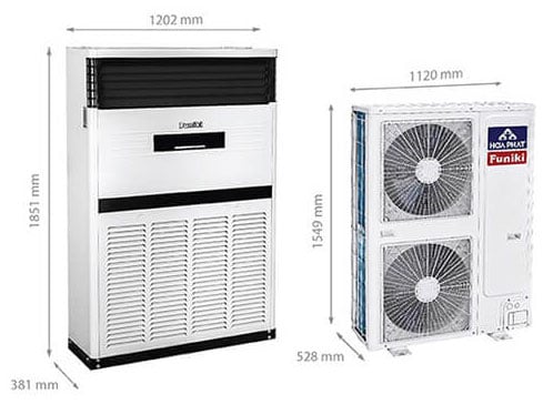 FC100MCC có kích thước gọn gàng FC100MCC