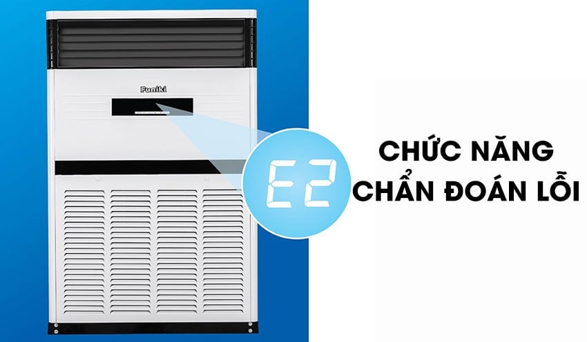 Điều hòa tủ đứng Funiki sẽ hiển thị mã lỗi lên màn hình Điều hòa tủ đứng Funiki