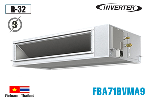 fba71bvma9-rzf71cym-b68281-1 FBA71BVMA9/RZF71CYM, Điều hòa nối ống gió 24000BTU Daikin inverter 1 chiều