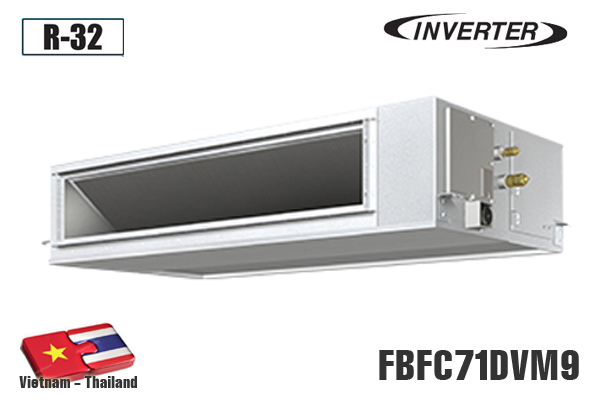 FBFC71DVM9, Điều hòa âm trần nối ống gió Daikin 24000BTU FBFC71DVM9, Điều hòa âm trần nối ống gió Daikin 24000BTU