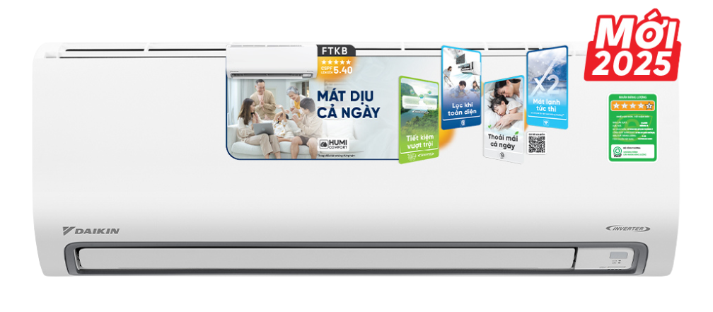 Điều hòa Daikin 1 chiều FTKB50ZVMV – Đánh giá chi tiết các công nghệ và tính năng nổi bật