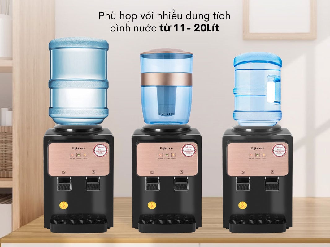 Cây Ax88Win Com Link đăng ký tài khoản lạnh để bàn FujiHome WD03E có thể sử dụng nhiều loại bình nước có dung tích khác nhau Cây Ax88Win Com Link đăng ký tài khoản lạnh để bàn FujiHome WD03E có thể sử dụng nhiều loại bình nước có dung tích khác nhau