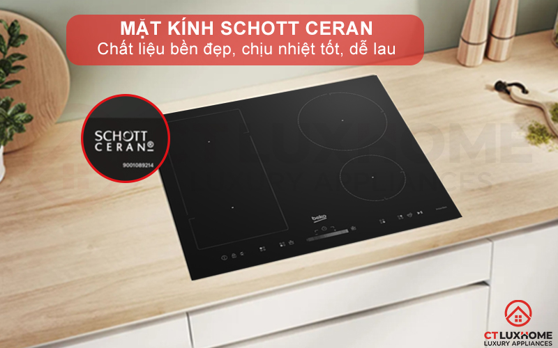 hii-64500-uft-blog-ct-lux-matkinh-3 BẾP TỪ ÂM BEKO HII 64500 UFT 4 VÙNG NẤU VỚI VÙNG KẾT HỢP 7400W HII64500UFT 3