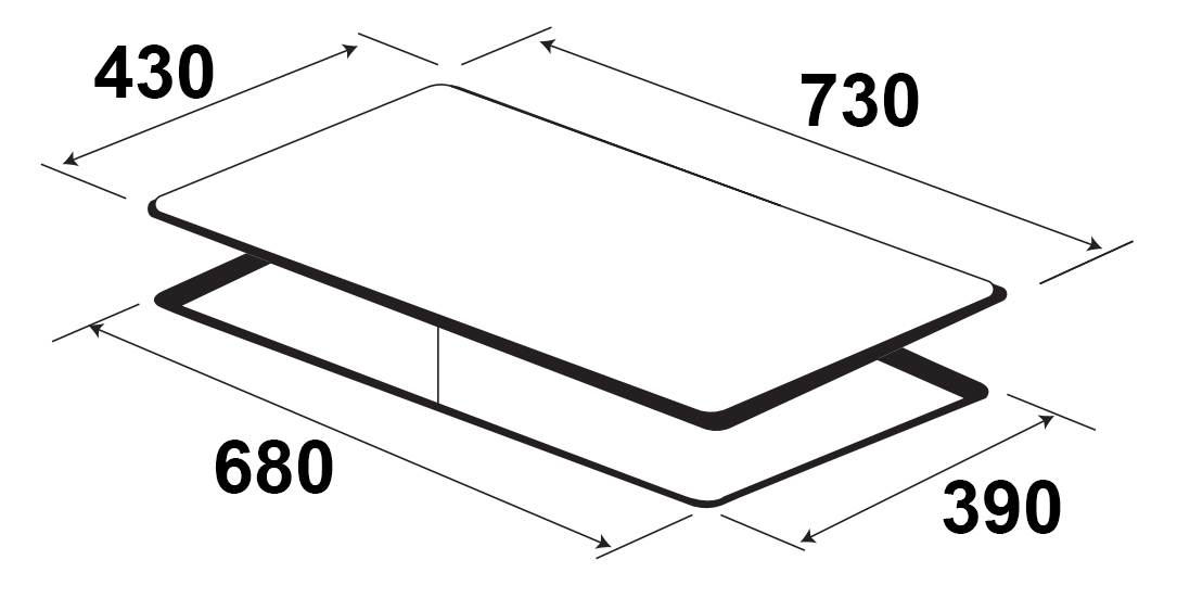 kich-thuoc-bep-tu-kaff-kf-fl6008ii Bếp từ Kaff KF-FL6008II