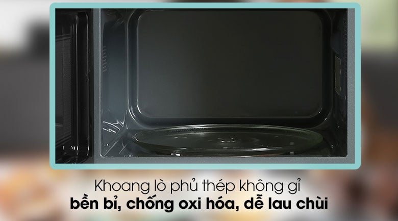 Lò vi sóng R 32A2VN S có khoang lò rộng, dễ vệ sinh Lò vi sóng R 32A2VN S có khoang lò rộng, dễ vệ sinh