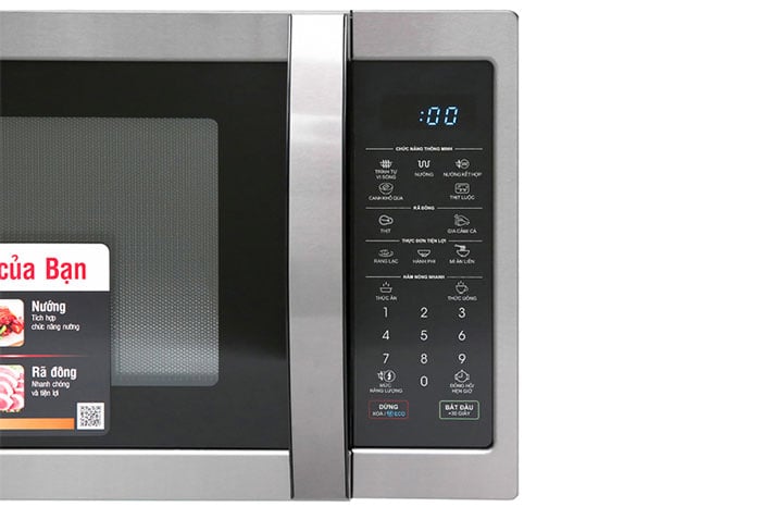Sharp R G728XVN BST có bảng điều khiển dễ sử dụng Sharp R G728XVN BST có bảng điều khiển dễ sử dụng