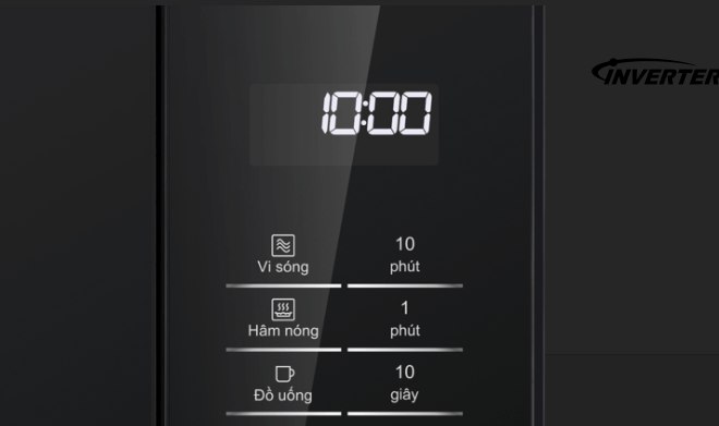Lò vi sóng 32 lít Panasonic NN ST65JBYUE được trang bị bảng điều khiển điện tử