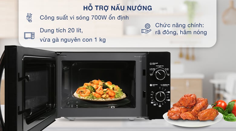 Lò vi sóng MW2-MM20P(BK) có chức năng chính là hâm nóng, rã đông Ax88com rất nhiều ưu đãi Lò vi sóng MW2-MM20P(BK) có chức năng chính là hâm nóng, rã đông Ax88com rất nhiều ưu đãi