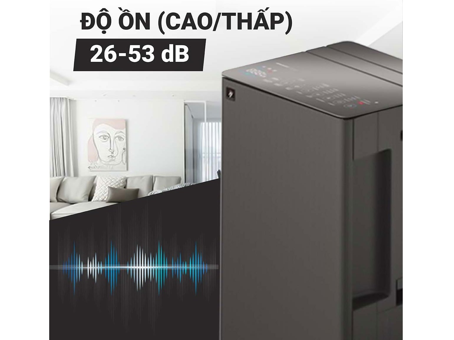DW-T30FV-H có độ ồn thấp DW-T30FV-H