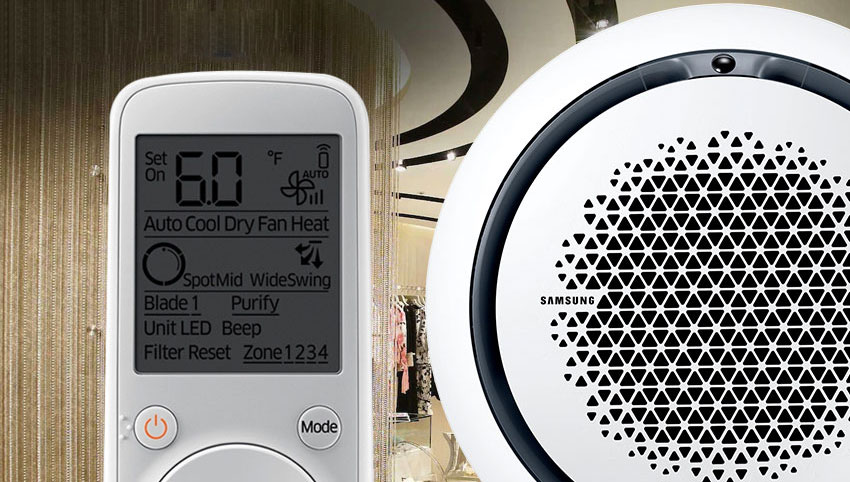 Máy lạnh âm trần Samsung có remote Máy lạnh âm trần Samsung