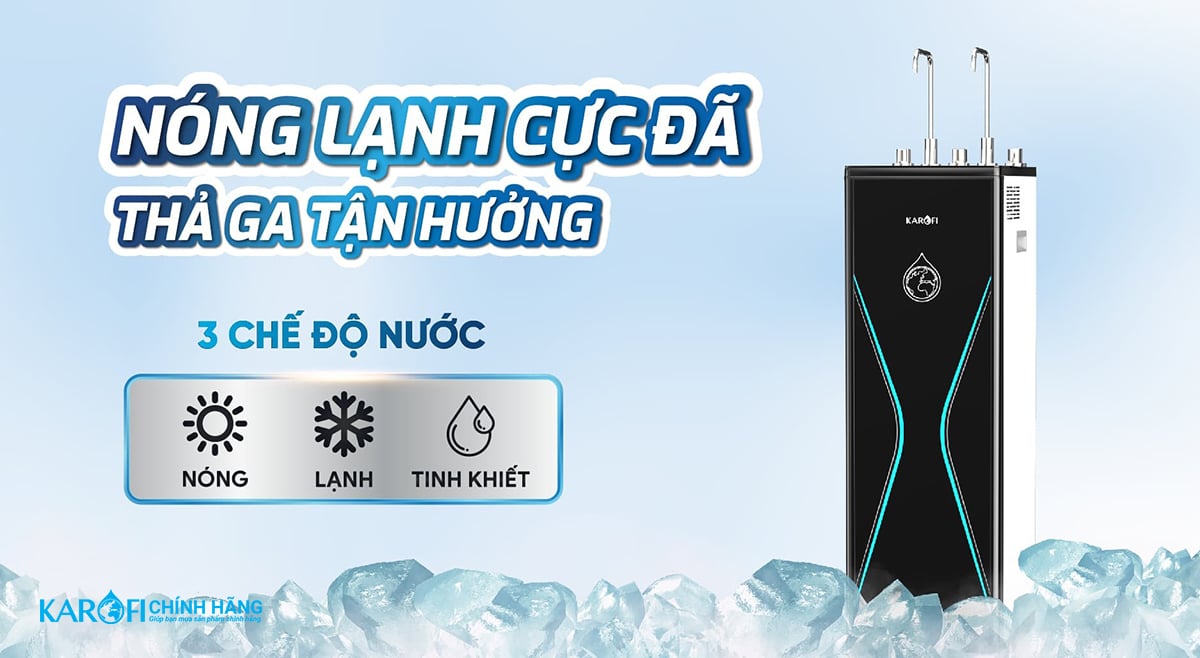 Karofi KAD-D528 có chức năng lọc nước, tạo Ax88Win Com Link đăng ký tài khoản và nước lạnh Karofi KAD-D528 có chức năng lọc nước, tạo Ax88Win Com Link đăng ký tài khoản và nước lạnh