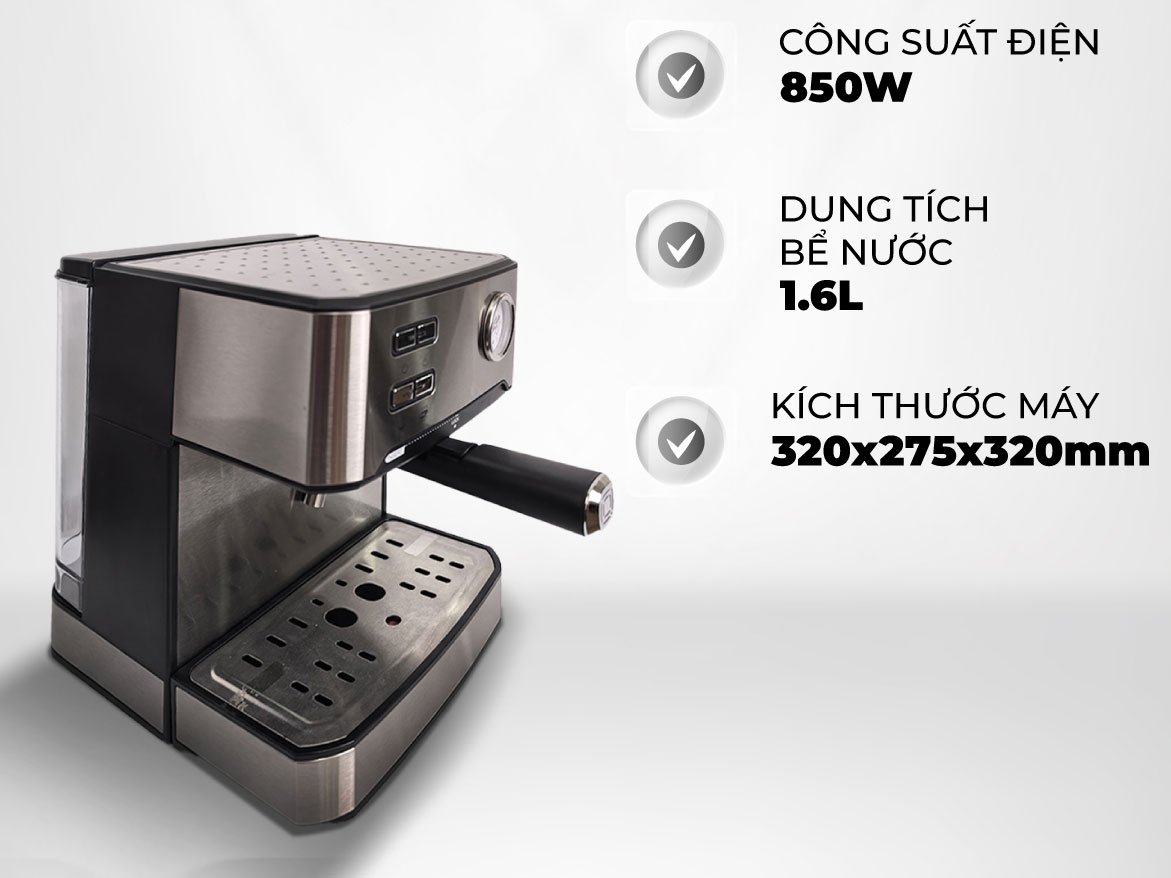Máy pha cà phê bán tự động P-Emic KFJ-6836 Máy pha cà phê bán tự động P-Emic KFJ-6836