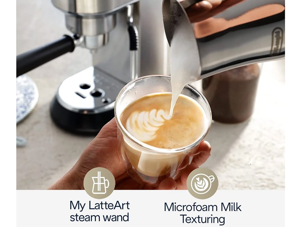 Delonghi EC885.M có 1 vòi đánh sữa Delonghi EC885.M