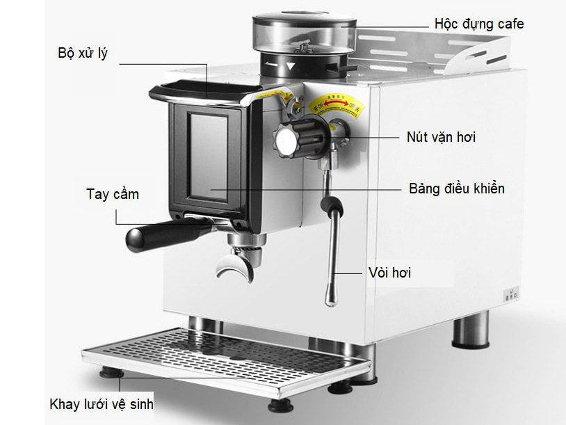 IZENSSO Duoble Boiler có bảng điều khiển nút chạm IZENSSO Duoble Boiler
