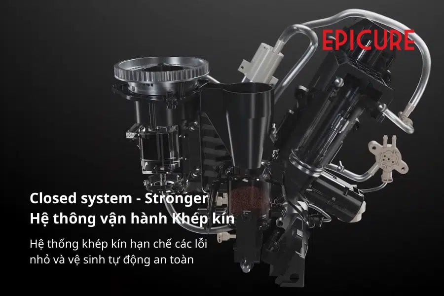 Máy pha cà phê gồm 15 menu thức uống Máy pha cà phê