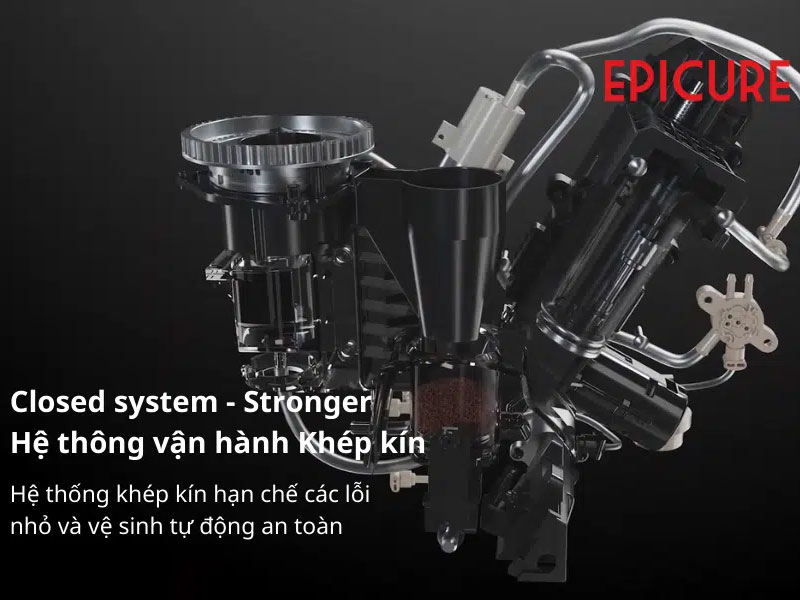 Máy pha cà phê Kalerm chống ồn tốt Máy pha cà phê Kalerm