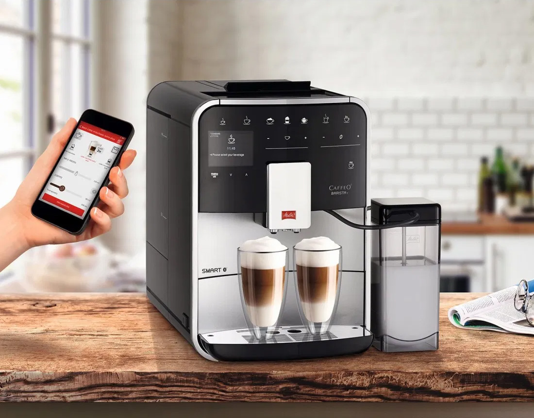 Điều khiển từ xa nhờ ứng dụng Melitta Connect Melitta Barista T Smart