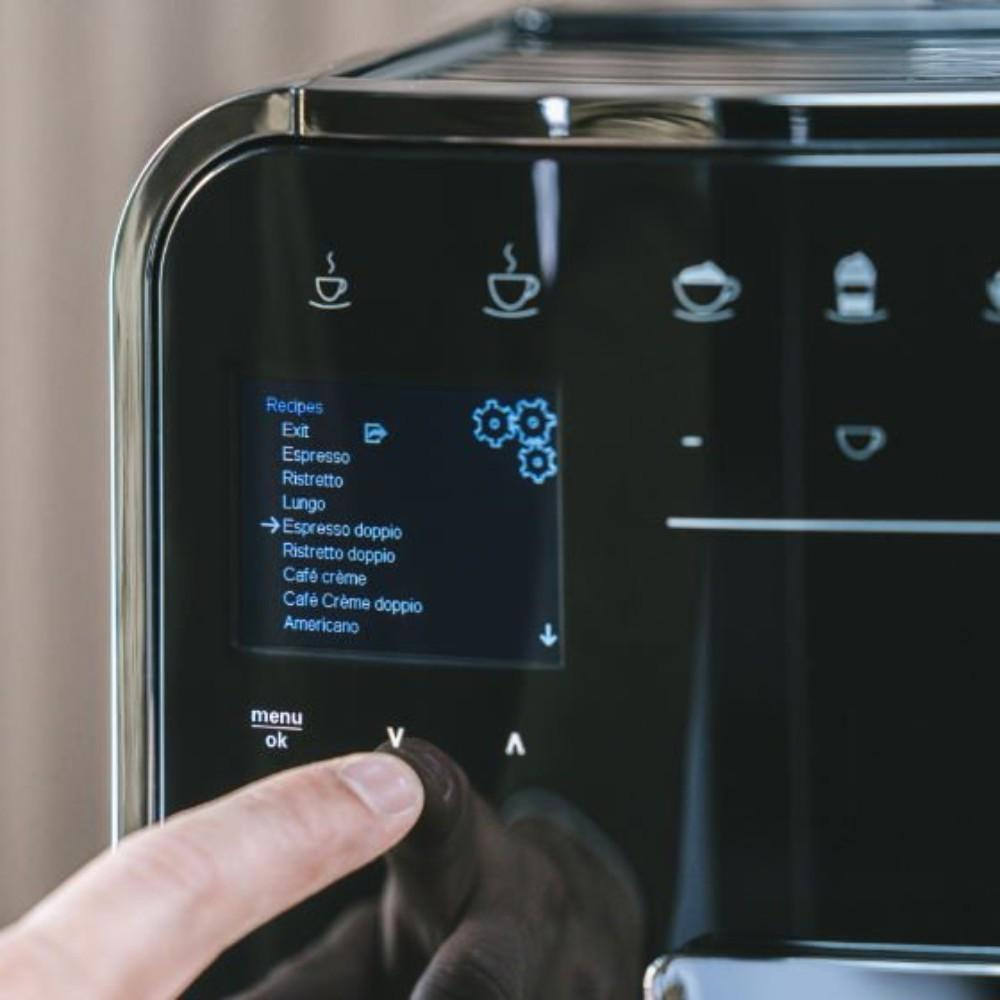 Melitta Barista T Smart có sẵn công thức cà phê Máy pha cà phê tự động Melitta Barista T Smart