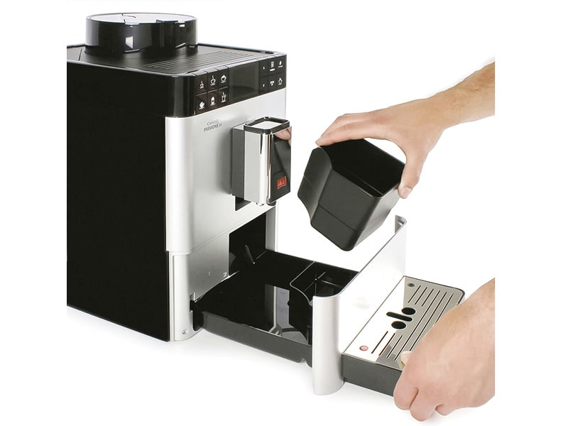 Máy pha cà phê Melitta Caffeo Passione OT có chất liệu cao cấp Máy pha cà phê Melitta Caffeo Passione OT có chất liệu cao cấp