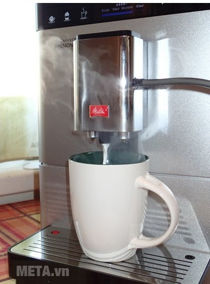Máy pha cà phê Melitta Caffeo Passione OT có vòi tạo hơi Máy pha cà phê Melitta Caffeo Passione OT có vòi tạo hơi
