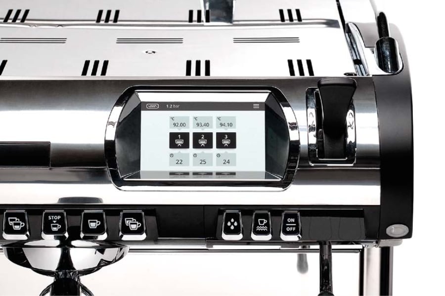 Nuova Simonelli Aurelia Wave 2 Groups Vol trang bị màn hình TFT Nuova Simonelli Aurelia Wave 2 Groups Vol