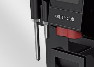 Powersteam giúp làm nóng và đánh foam sữa ngon. Máy pha cà phê cappuccino