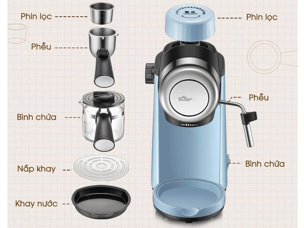 may-pha-ca-phe-tu-dong-bear-cf-b20v1-ct Máy pha cà phê tự động Bear CF-B02V1