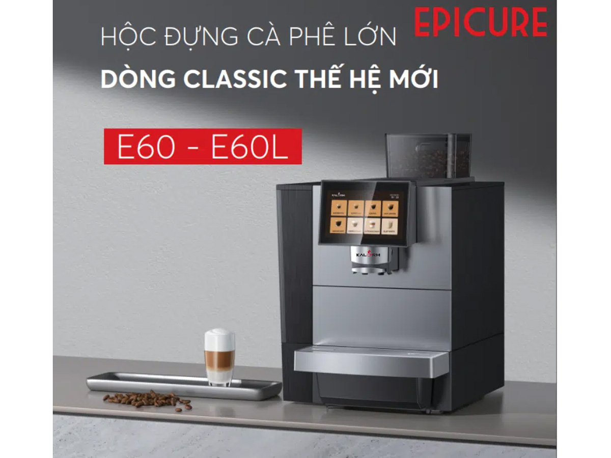 Máy pha cà phê tự động Kalerm E60L