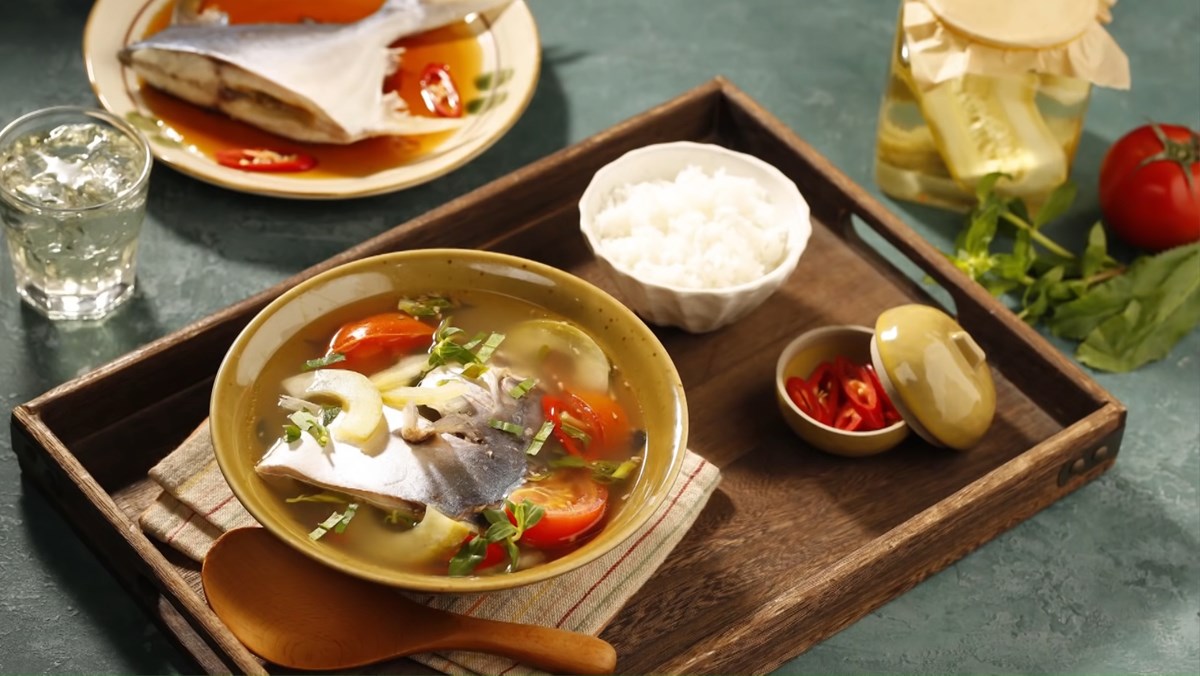 canh cá chim dưa muối lạ miệng hấp dẫn canh cá chim dưa muối lạ miệng hấp dẫn