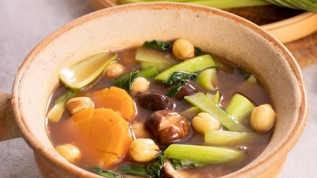 Súp hạt sen chay