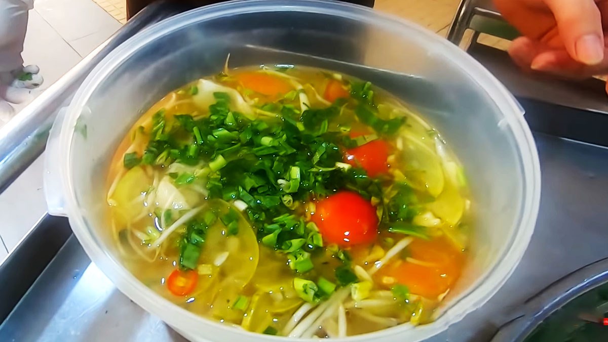 Canh bầu chay